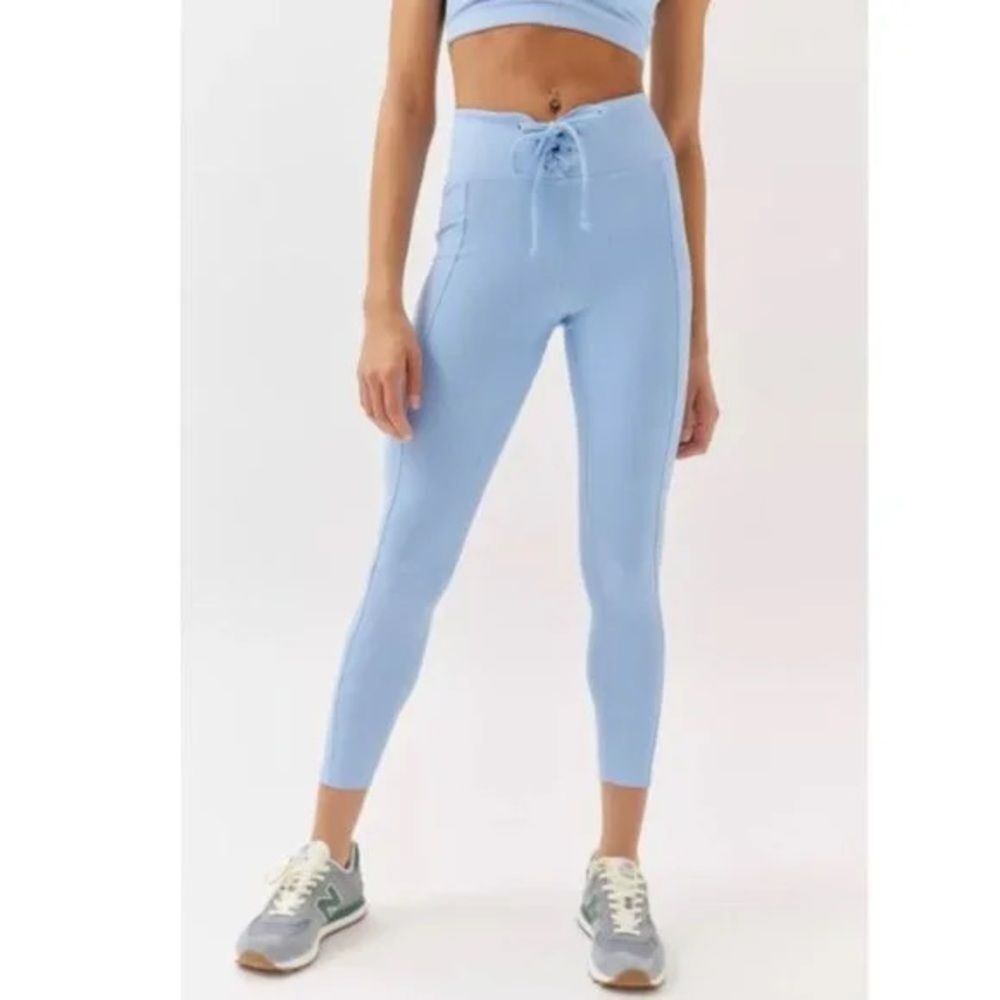 Year of Ours x Bandier Football Lace Up Leggings